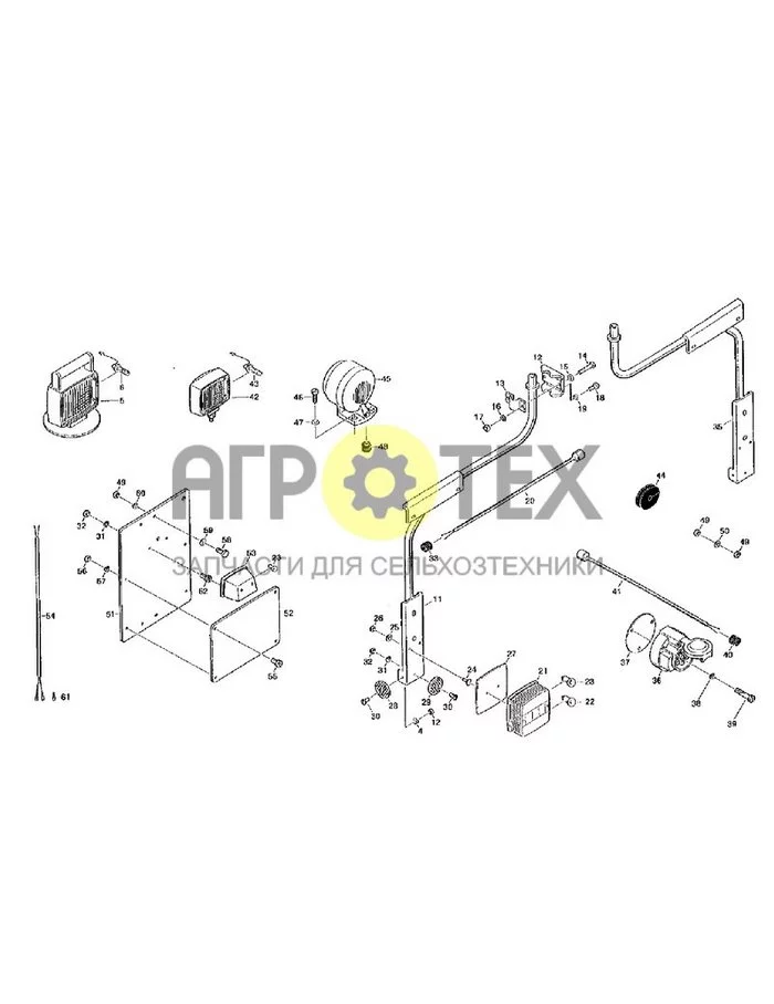 099 - ELECTRICAL EQUIPMENT, REAR (№58 на схеме)