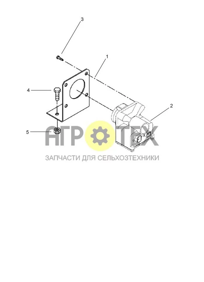 A.50.A[22] - AFS УСТАНОВКА СОЕДИНИТЕЛЯ ДЛЯ НАВЕСНОГО ОБОРУДОВАНИЯ, ТРАКТОРЫ ДЛЯ ПРОПАШНЫХ КУЛЬТУР (№4 на схеме)