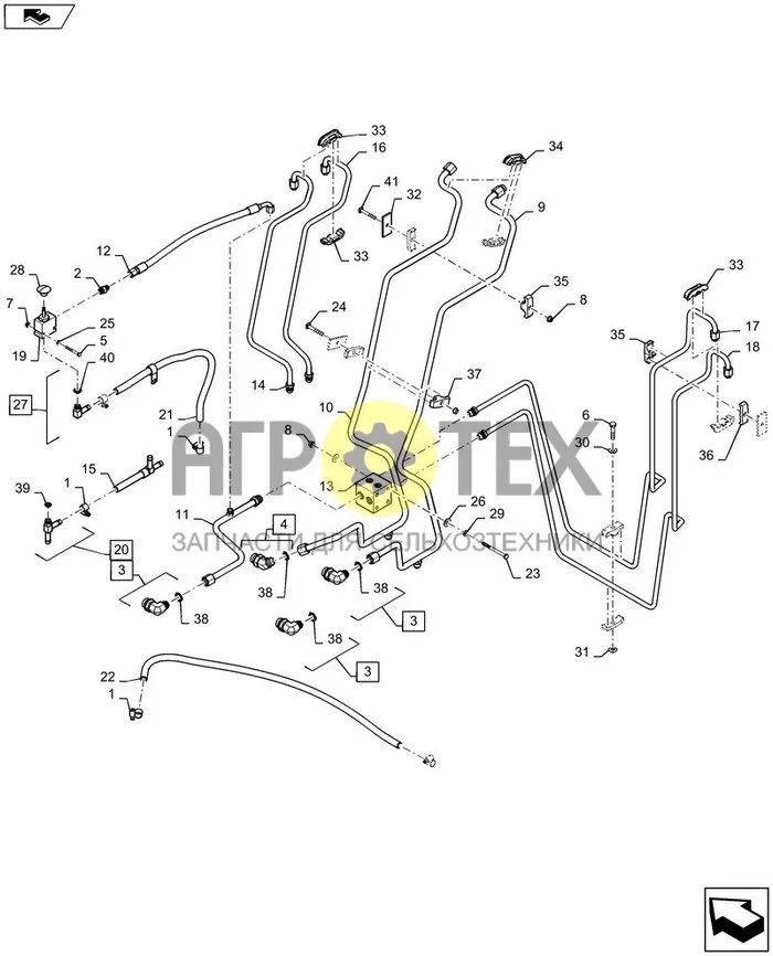 35.701.AX [02] - ЗАМЕНА КЛАПАНОВ ПОГРУЗЧИКА (SR250,TR320) ПОСЛЕ 31 ИЮЛЯ 2013 ГОДА (№25 на схеме)