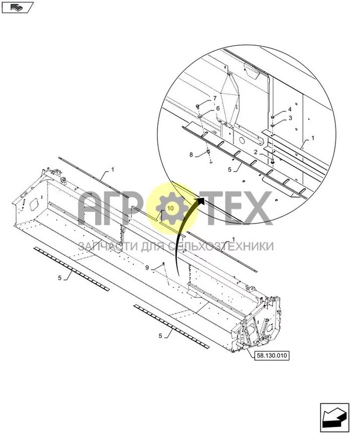 58.130.020 - STRIPPER LATHS ; (Tech Type) 3050 18FT-TTD (№10 на схеме)