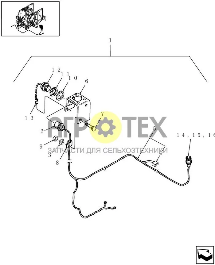 18.25 - MAIN CAB HARNESS KIT (№7 на схеме)