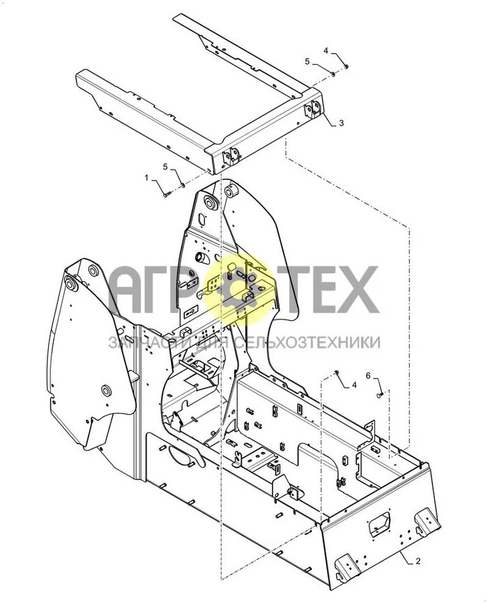 39.100.AB[01] - CHASSIS (TR270) BEFORE MAY 13, 2012 (№1 на схеме)