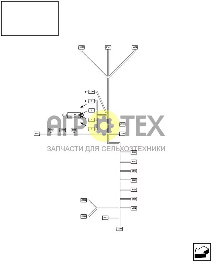 06.507[02] - ЖГУТ ПРОВОДОВ: 84457856 - D410 (№0 на схеме)