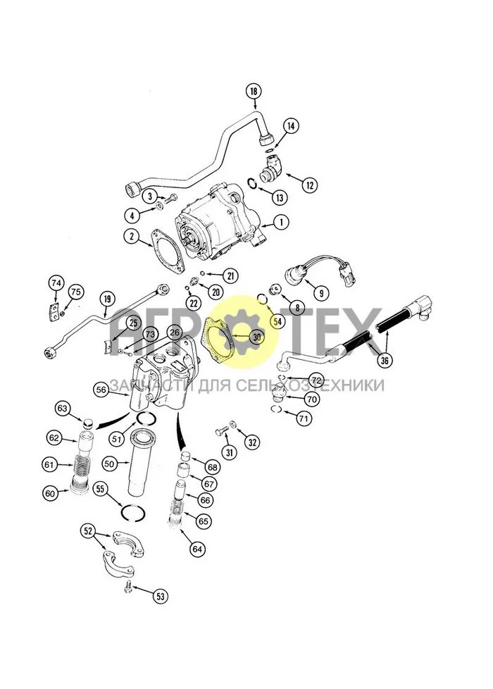 8-14 - HYDRAULIC PUMP SYSTEM (№2 на схеме)