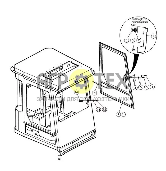 02-006 - DOOR AND STRIKER ASSEMBLIES (№6 на схеме)