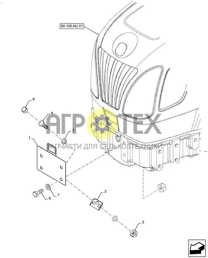 90.108.AF [01] - VAR - 390961081, ТАБЛИЧКИ; (Var) 390961081 (№6 на схеме)