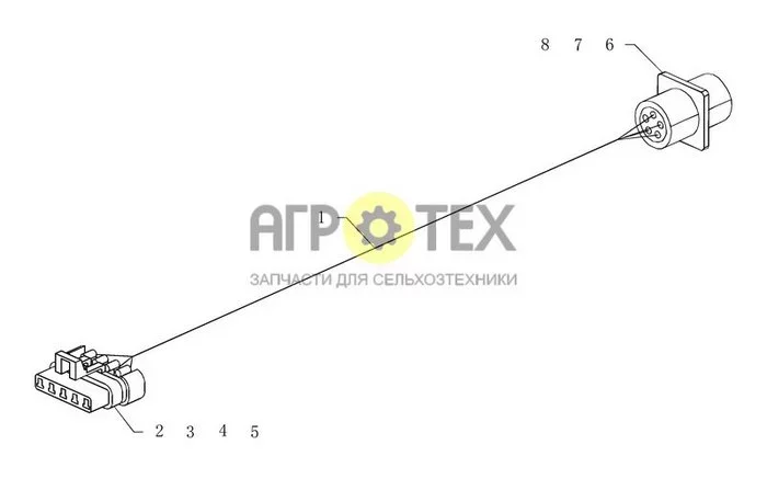 A.50.A[55] - КАБЕЛЬ КОНТРОЛЛЕРА ЗАДАЧ (№8 на схеме)