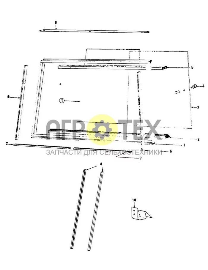 44 - COMPLETE REAR PANEL, OPTIONAL (№0 на схеме)