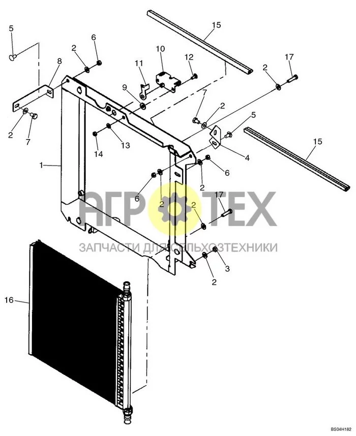 06-01 - OIL COOLER - MOUNTING (№2 на схеме)