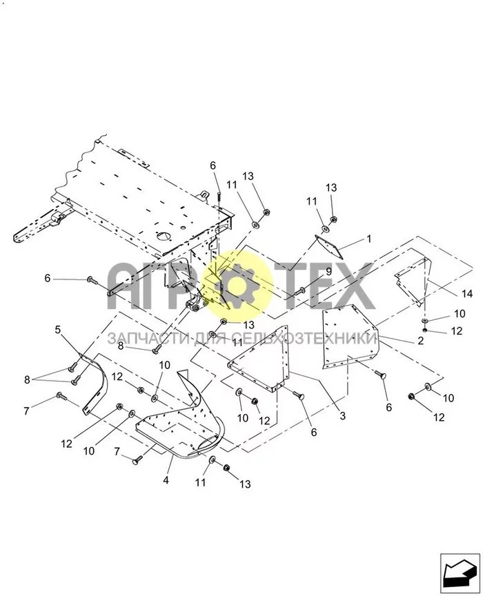 08.01/01 - SHIELDING, LEFT SIDE (№11 на схеме)