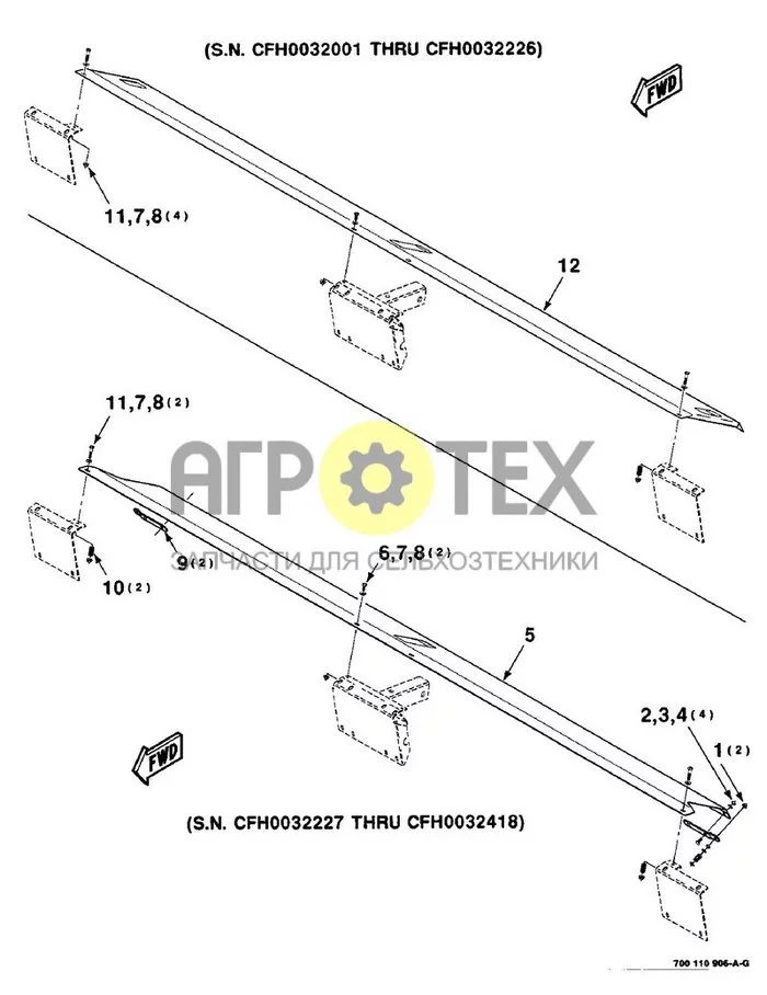 5-18 - ЩИТОК КОНДИЦИОНЕРА ДЛЯ СЕНА В СБОРЕ, (S.N. CFH0032001 - CFH0032226) (№1 на схеме)