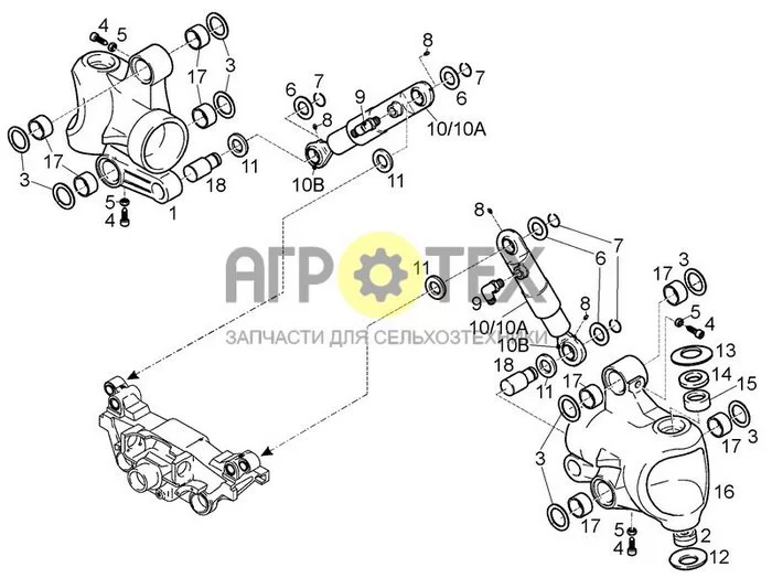 05-14[01] - SWIVEL HOUSINGS FOR SPRING-ACTIONED FRONT AXLES 'B,C' (№11 на схеме)