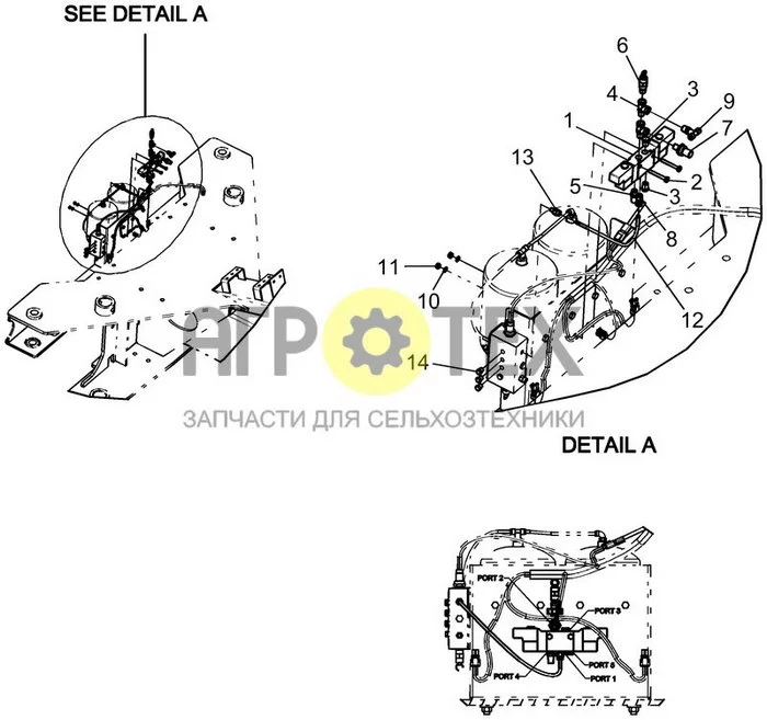 75.200.28[01] - PNEUMATIC DOWN PRESSURE - PILOT VALVE (№11 на схеме)