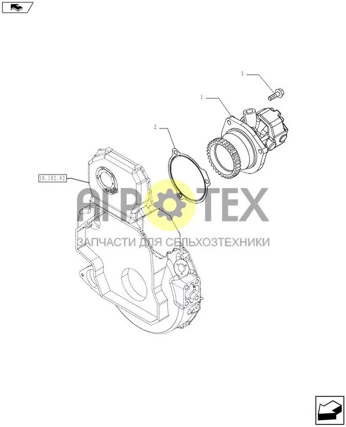 10.210.01 - ТОПЛИВНЫЙ НАСОС И СОПУТСТВУЮЩИЕ ЗАПЧАСТИ (504053973) (№3 на схеме)