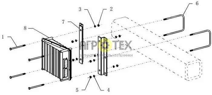 55.640.01 - NH3 CONTROLLER MOUNTING (№2 на схеме)