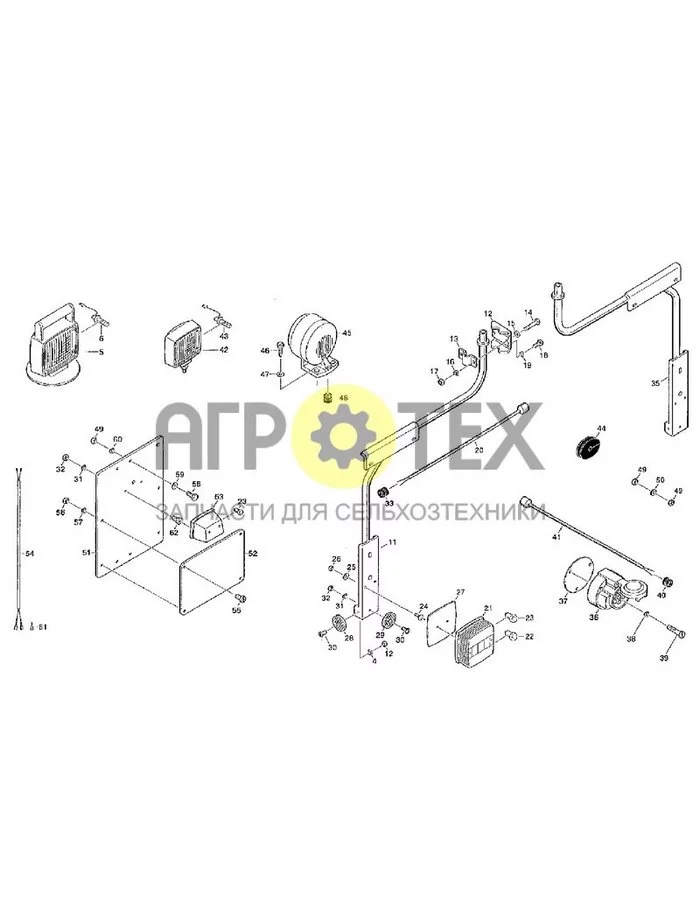 08-15 - ELECTRICAL EQUIPMENT, REAR (№58 на схеме)