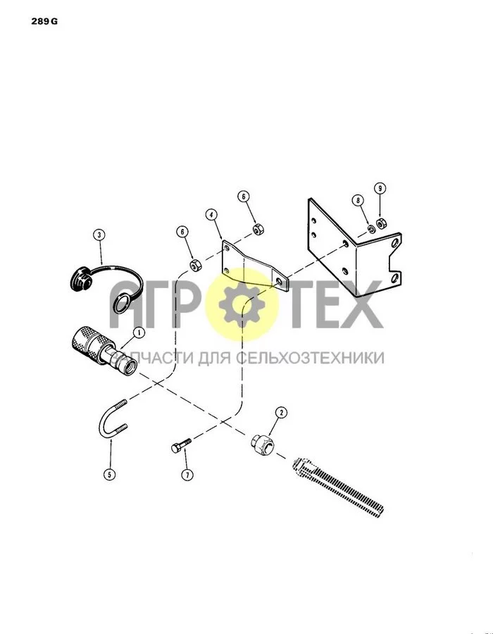 289G - A135675 COUPLING ATTACHMENT, TO CONVERT STANDARD COUPLINGS TO PRESSURE COUPLINGS (№6 на схеме)