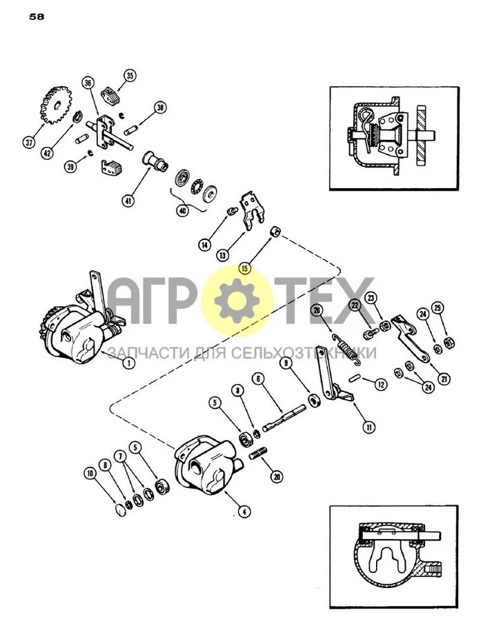 058 - GOVERNOR, (377B) SPARK IGNITION ENGINE (№23 на схеме)