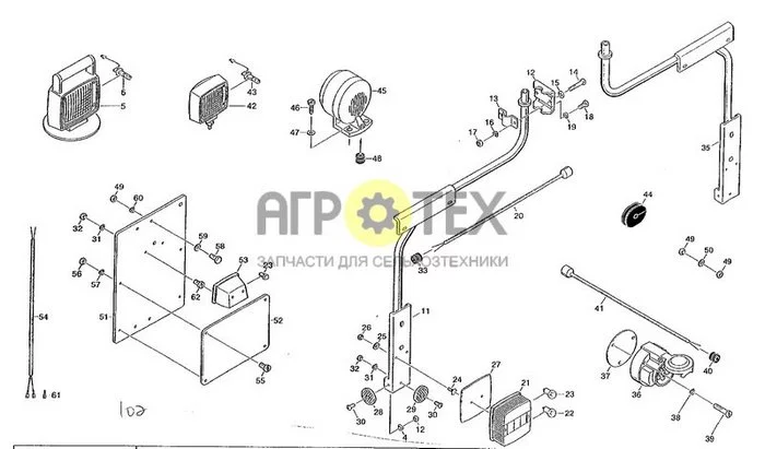 156 - ELECTRICAL EQUIPMENT, REAR (№58 на схеме)