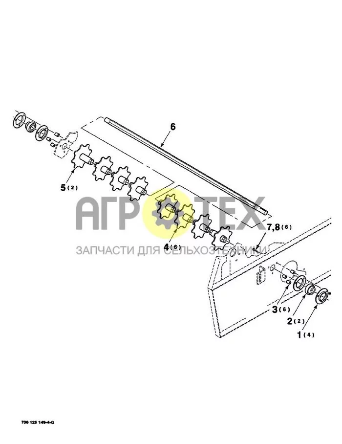 6-26 - ПРИВОДНОЙ НАСОС RIENK В СБОРЕ, СЕРИЙНЫЕ НОМЕРА CFH0057418-CFH0057722 (№8 на схеме)