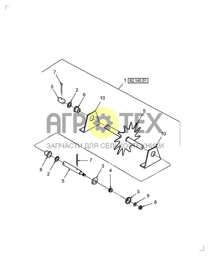 62.140.02 - МЕРИТЕЛЬНОЕ КОЛЕСО (№9 на схеме)