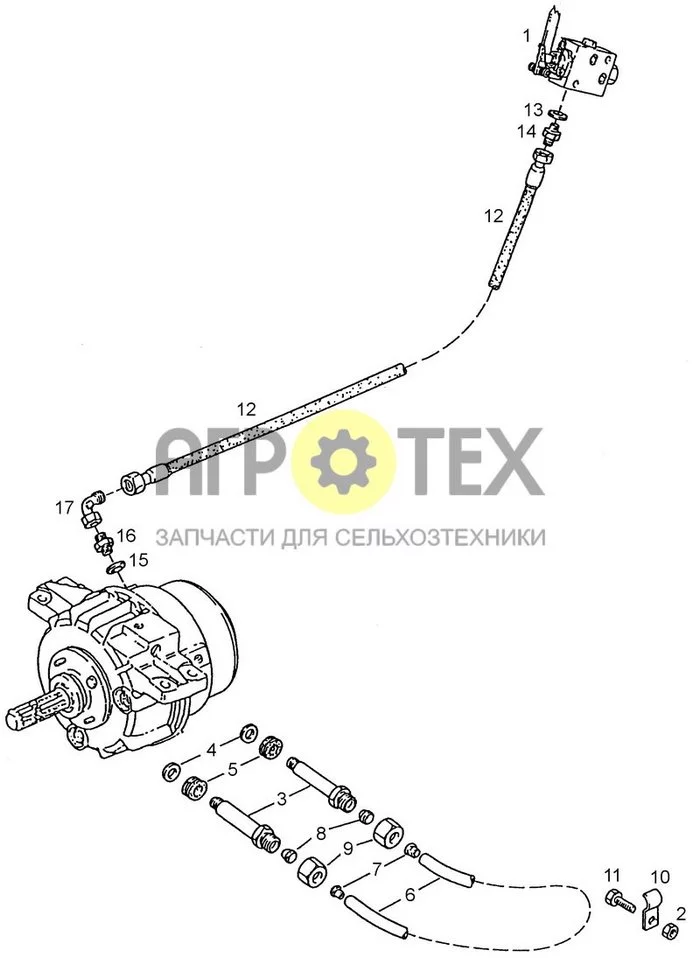 06-50[01] - FRONT P.T.O., HYDRAULIC CIRCUIT (№11 на схеме)