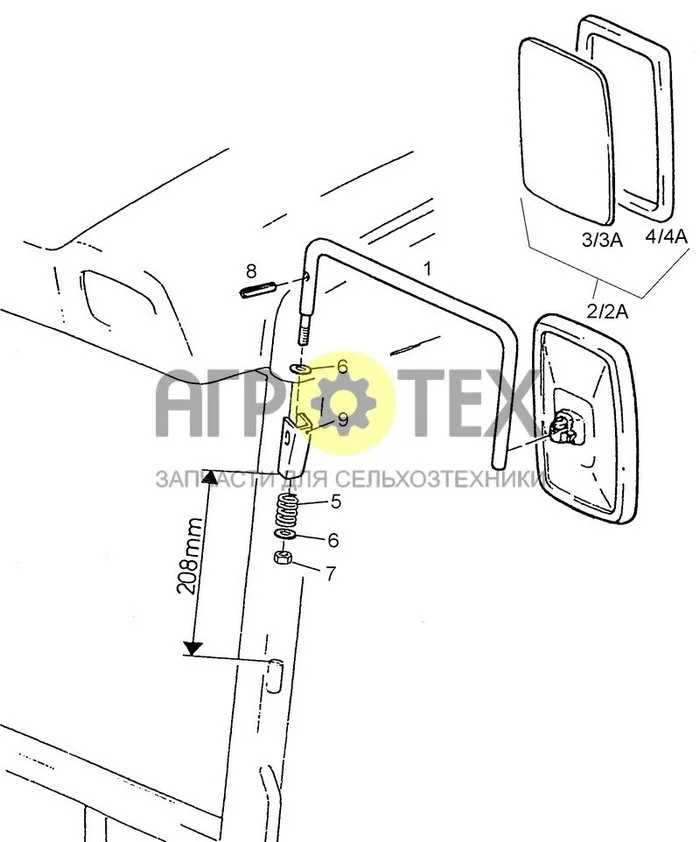09B-05[01] - ЗЕРКАЛА (№7 на схеме)