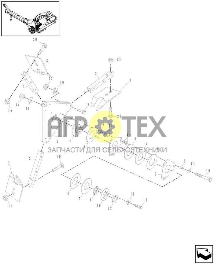 15.03[2] - BLOWER FAN, 3-BLADE, P.I.N. HBJ0047524 & AFTER (№11 на схеме)