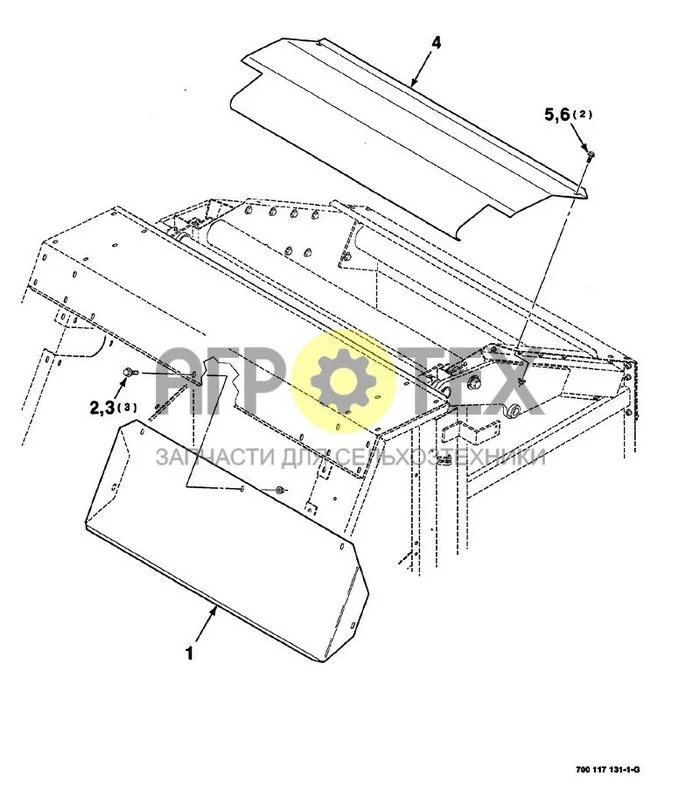 07-10 - SHIELDS ASSEMBLY (TOP) (№3 на схеме)