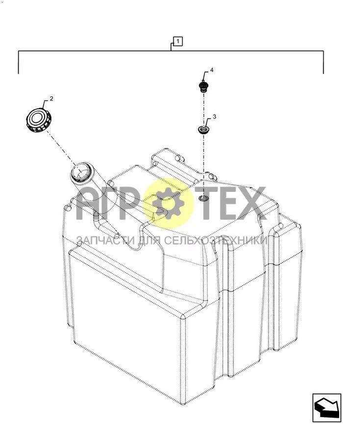 10.216.AI[04] - ТОПЛИВНЫЙ БАК, ЛЕВ. ; (Var) 425652026, 425652056 (№2 на схеме)