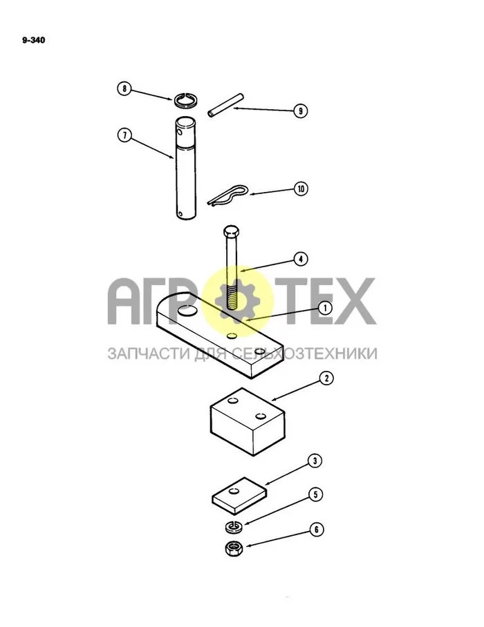 9-340 - ХОМУТ (№10 на схеме)