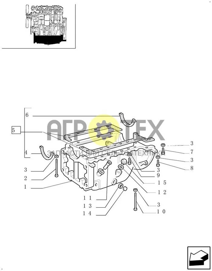 0.04.2 - OIL SUMP (4768968) (№7 на схеме)