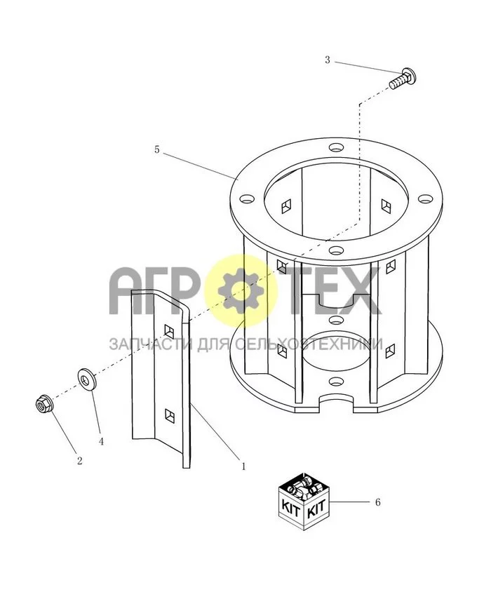 18.04 - CANE PADDLE KIT (№4 на схеме)