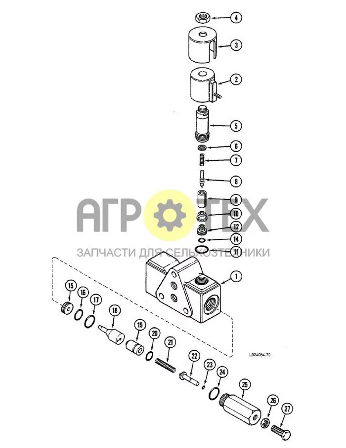 8-074 - НИЖНИЙ КЛАПАН КОЛЛЕКТОРА, P.I.N. JJC0096095 И ПОСЛЕ НЕГО (№20 на схеме)