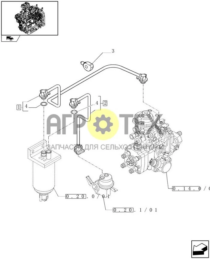 0.20.3/02 - ТРУБОПРОВОДЫ - ТОПЛИВО (№4 на схеме)
