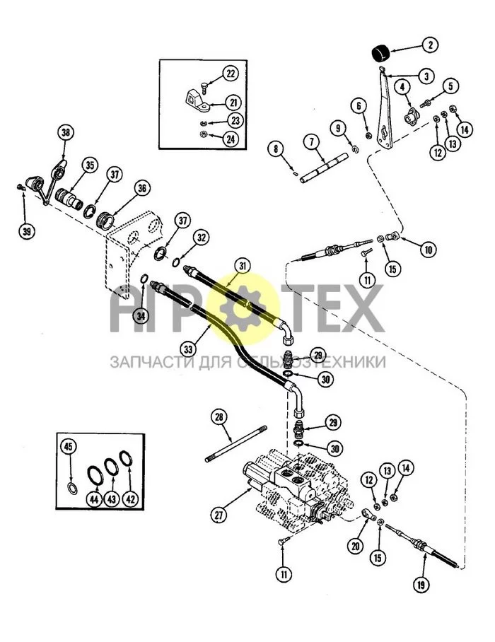 8-298 - REMOTE HYDRAULIC ATTACHMENT, THIRD CIRCUIT, P.I.N. 8860450 & AFTER (№14 на схеме)