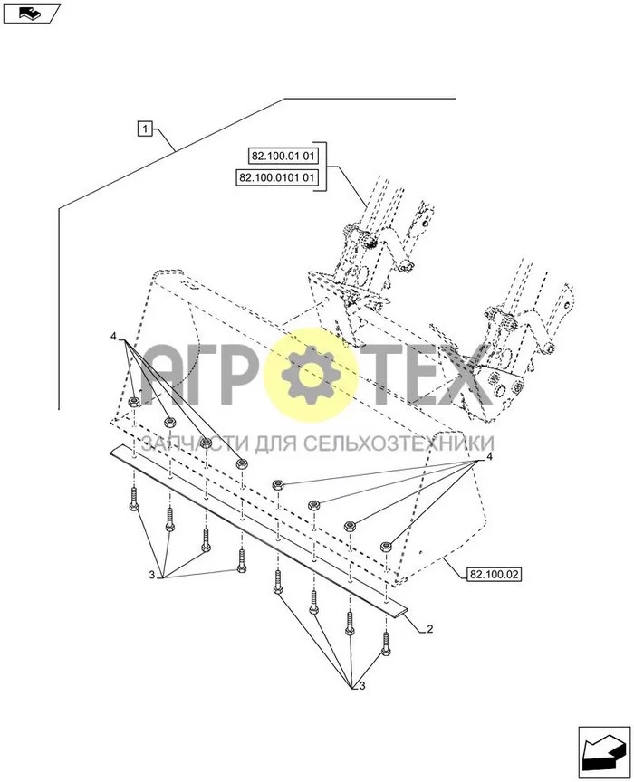 88.082.03 - DIA KIT - 72' BUCKET EDGE (№4 на схеме)