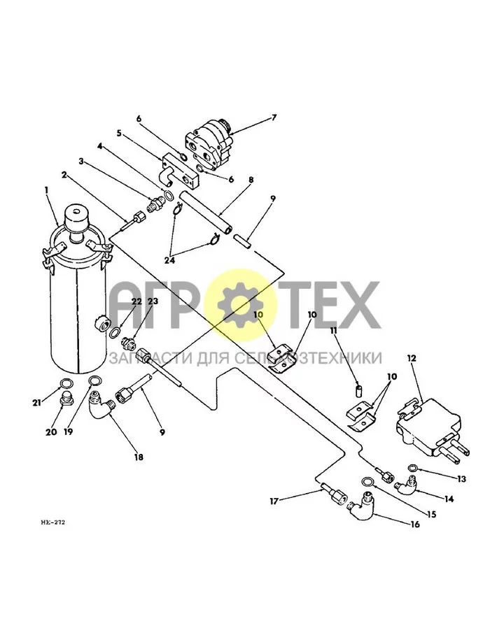 F-02 - HYDRAULIC SYSTEM, RESERVOIR TO PUMP AND VALVE HYDRAULIC LINES (№0 на схеме)