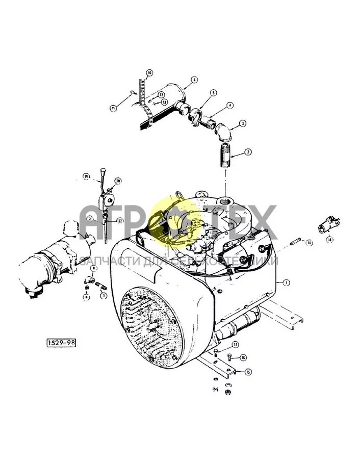 031G - WISCONSIN ENGINE (№13 на схеме)