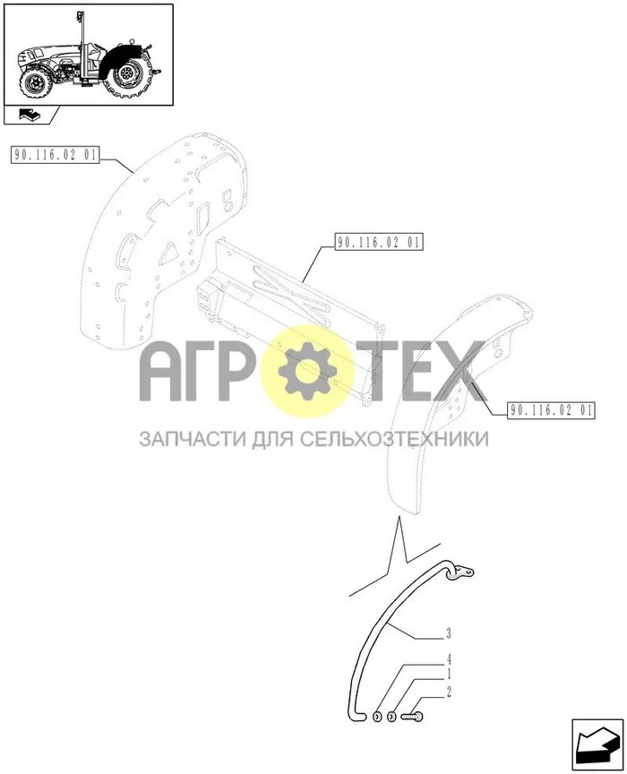 90.116.02[02] - HANDRAIL - L/CAB (№2 на схеме)