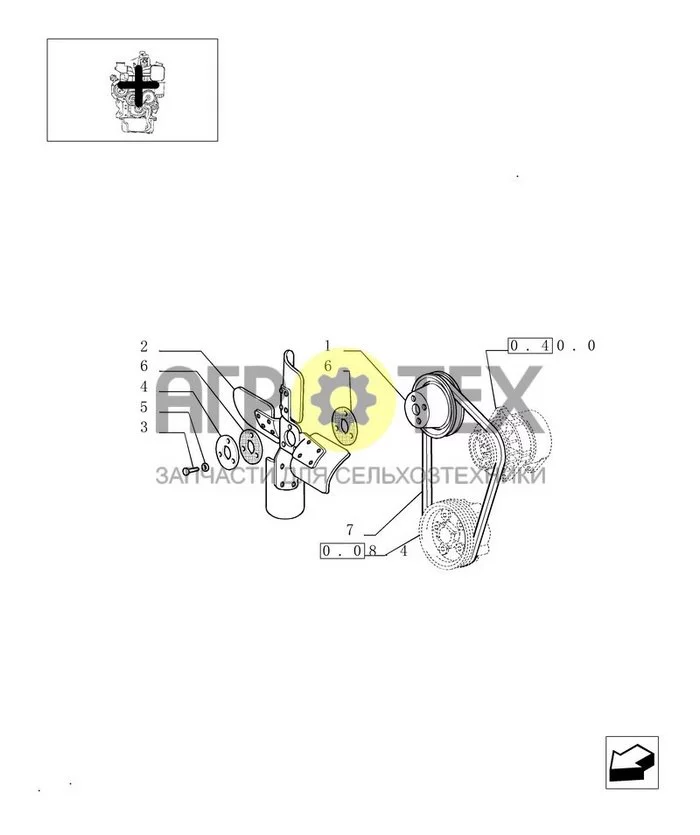 0.34.7 - ENGINE, FAN (500327171) (№5 на схеме)