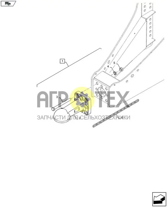 88.037.001 - КОМПЛЕКТ DIA: ШАРОВАЯ ТЯГА K80 CAT 4 (технический тип) LB324P XL (№5 на схеме)