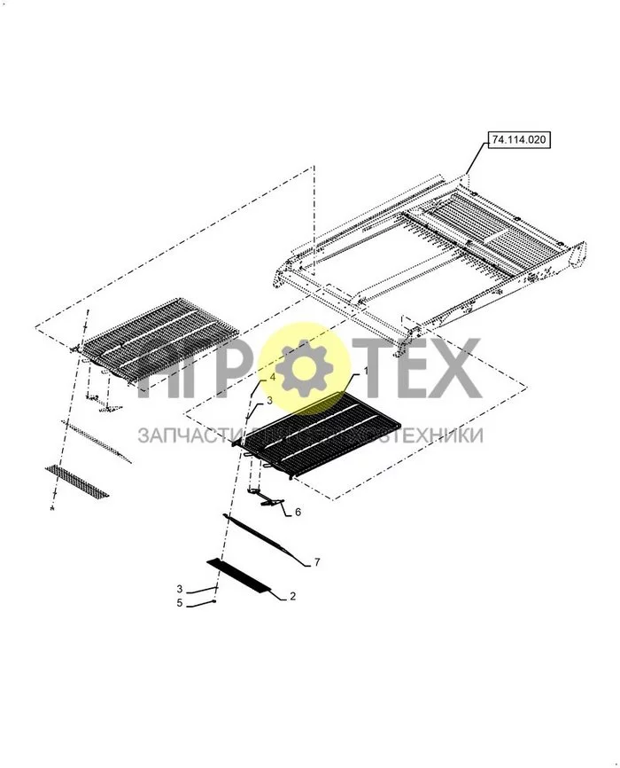 74.114.AZ[04] - РЕШЕТО, CHAFFER 1 5/8 CLOSZ ; (Var) 712542046 (№4 на схеме)