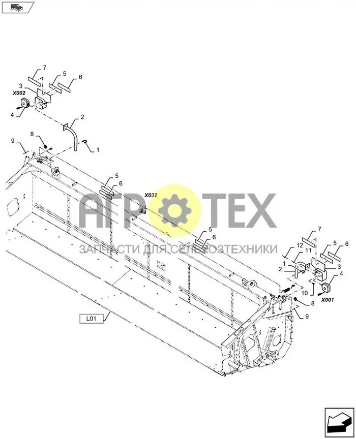 55.404.CL[010] - HEADER LIGHTS ; (Var) 412129003 ; (Tech Type) 3050 30FT (№10 на схеме)