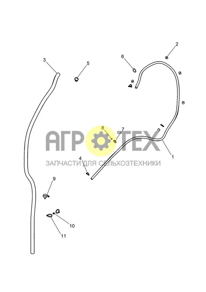 77.100.AC[48] - 725 SIGHT GAUGE/OVERFLOW ; (Var) 3CP02LP, 3CP02LZ, 5CP02LP ; (Tech Type) PRECISION AIR CART (№5 на схеме)