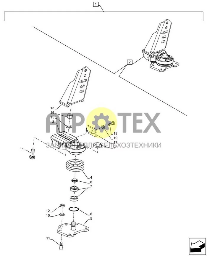 88.100.90[009] - DIA KIT, DYNAMIC FRONT FENDER, SUPPORT (410MM) ; (Var) 340382001, 718057720 (№18 на схеме)