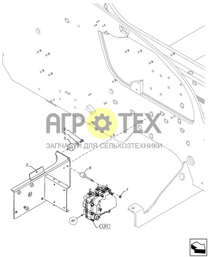 55.988.AF[010] - БАК DEF/ADBLUE™ В СБОРЕ, МОДУЛЬ, КРЕПЛЕНИЕ ; (Var) 749967001, 749968001, 749969001, 749970001, 749971001, 749972001, 749973001, 749974001, 749975001, 749976001, 749977001, 749978001, 749979001, 749980001, 749981001 ; (Tech Type) TELEHANDL (№4 на схеме)