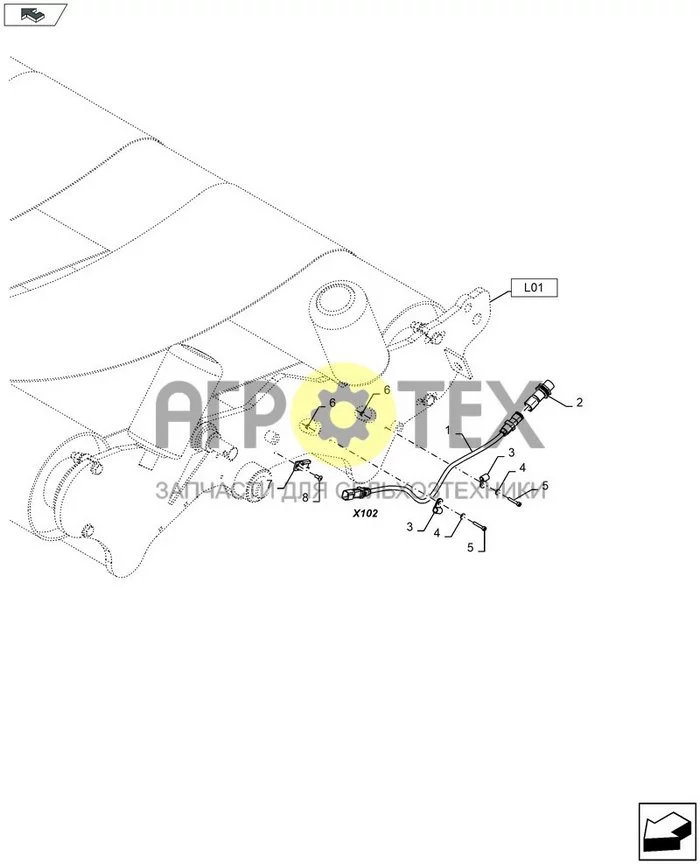 55.422.AR [010] - КОЛЕСО НА ЧЕТВЕРТЬ ОБОРОТА, ЭЛЕКТРИЧЕСКОЕ; (Var) 412134009 ; (Тип Tech) RB545 SP (№4 на схеме)