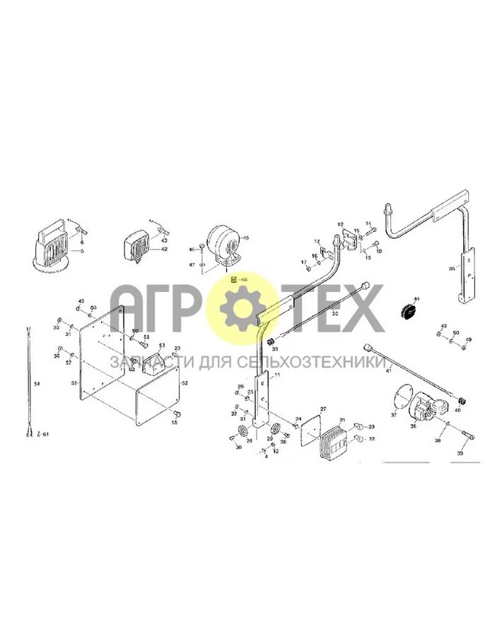 162 - ELECTRICAL EQUIPMENT, REAR (№58 на схеме)