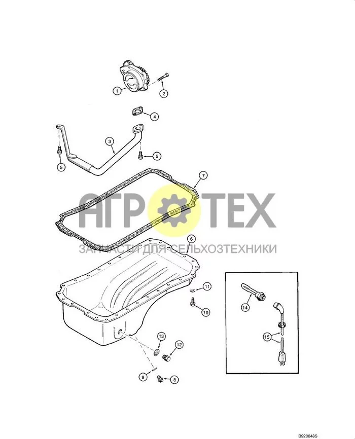 02-15 - МАСЛЯНЫЙ НАСОС, ПОДДОН И НАГРЕВАТЕЛЬ ДВИГАТЕЛЯ (№12 на схеме)